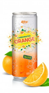 250ml Canned Carbonated Orange Drink
